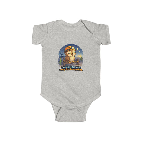 Infant Bodysuit — "Always Good Enough" Cute Nighttime Sloth Baby Onesie