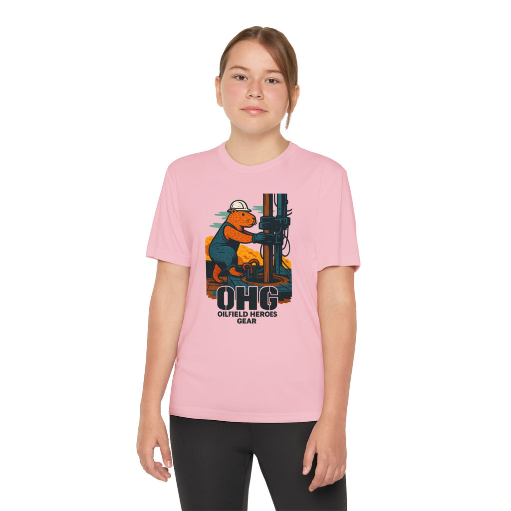Youth Tee – 'OHG Oilfield Heroes' Drilling Crew Graphic Shirt