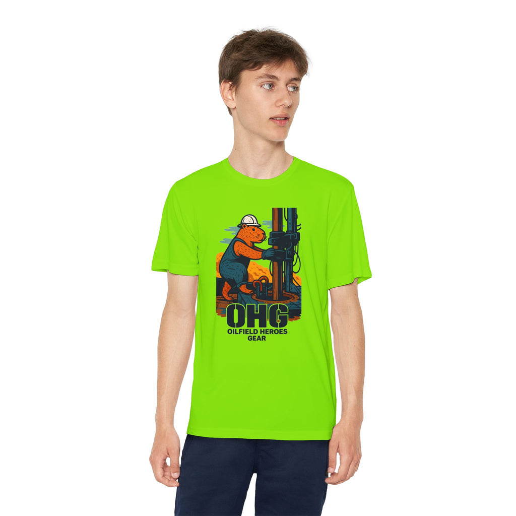 Youth Tee – 'OHG Oilfield Heroes' Drilling Crew Graphic Shirt