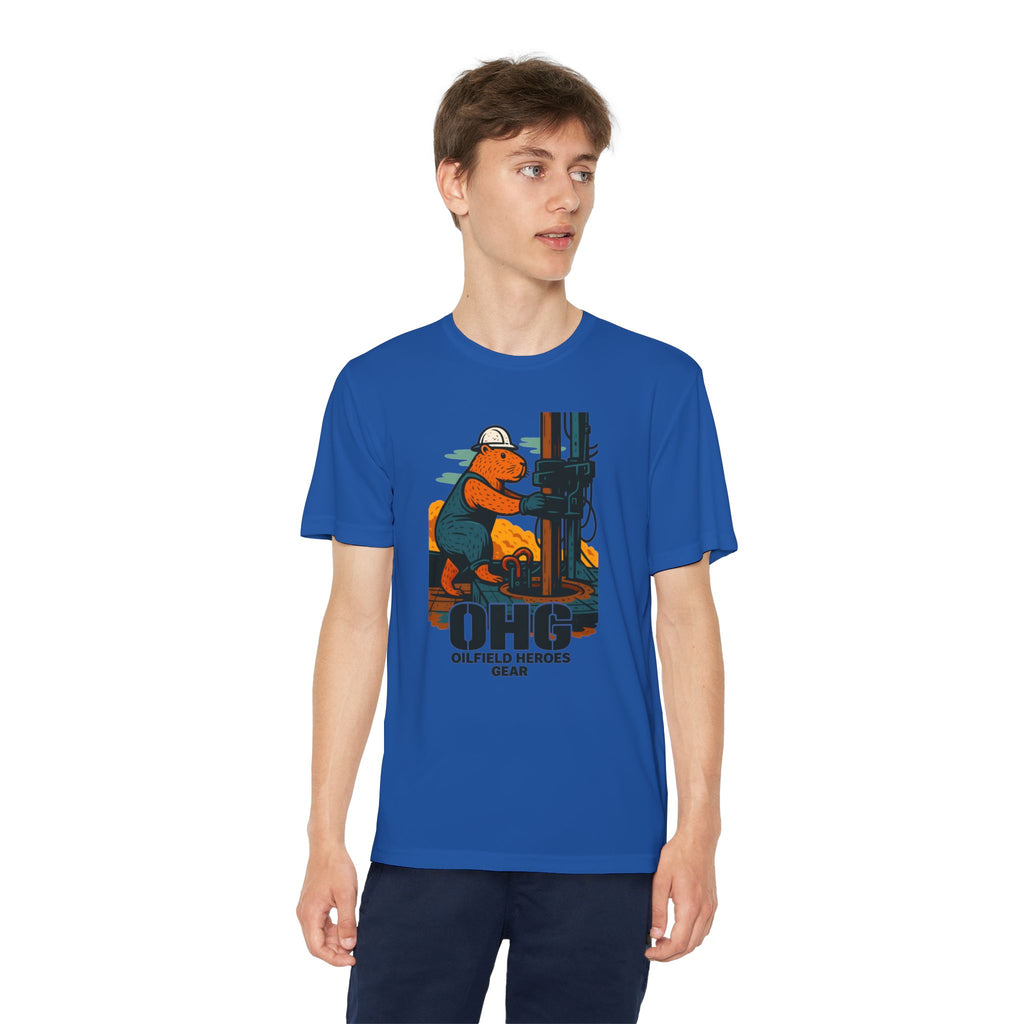 Youth Tee – 'OHG Oilfield Heroes' Drilling Crew Graphic Shirt