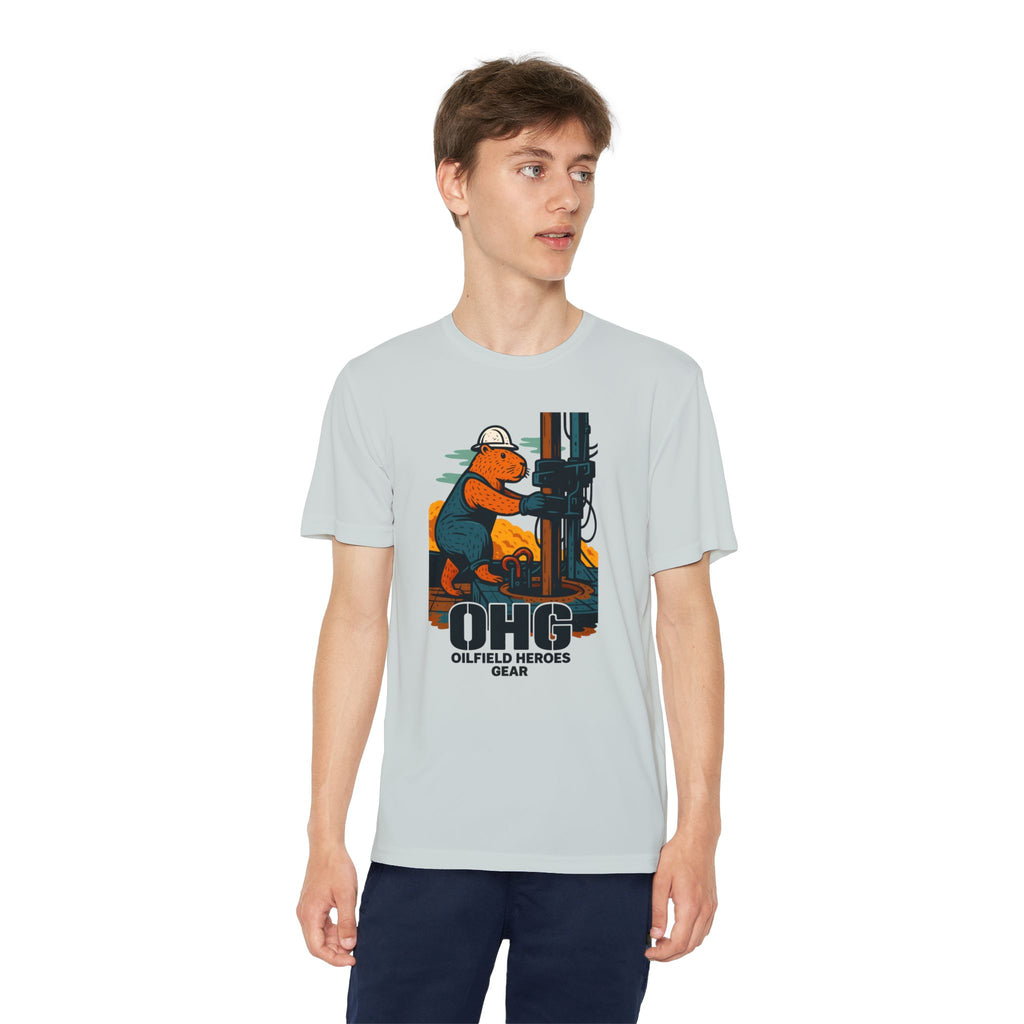 Youth Tee – 'OHG Oilfield Heroes' Drilling Crew Graphic Shirt