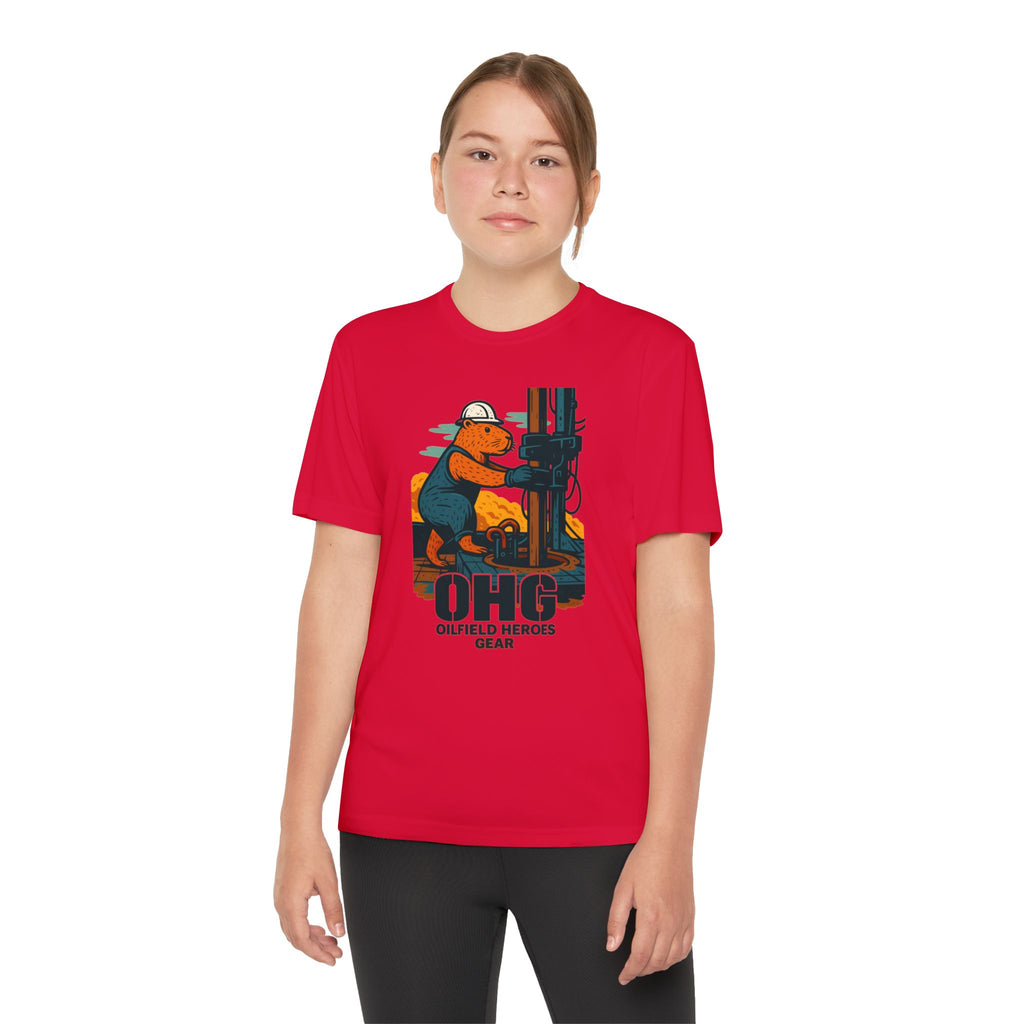 Youth Tee – 'OHG Oilfield Heroes' Drilling Crew Graphic Shirt