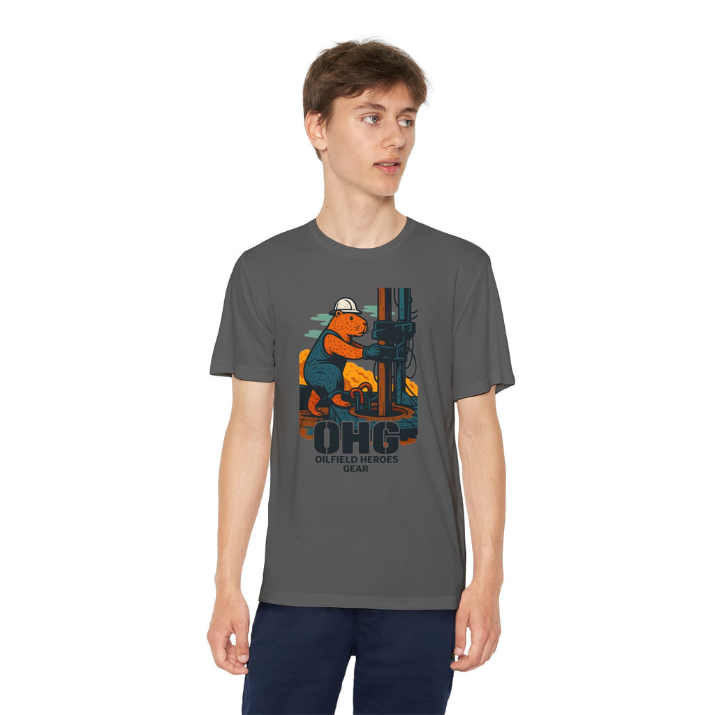 Youth Tee – 'OHG Oilfield Heroes' Drilling Crew Graphic Shirt