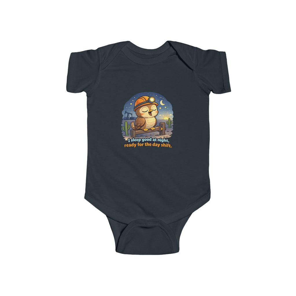 Infant Bodysuit — "Always Good Enough" Cute Nighttime Sloth Baby Onesie