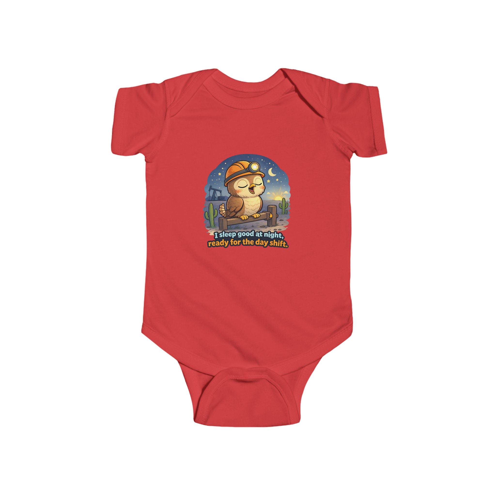 Infant Bodysuit — "Always Good Enough" Cute Nighttime Sloth Baby Onesie
