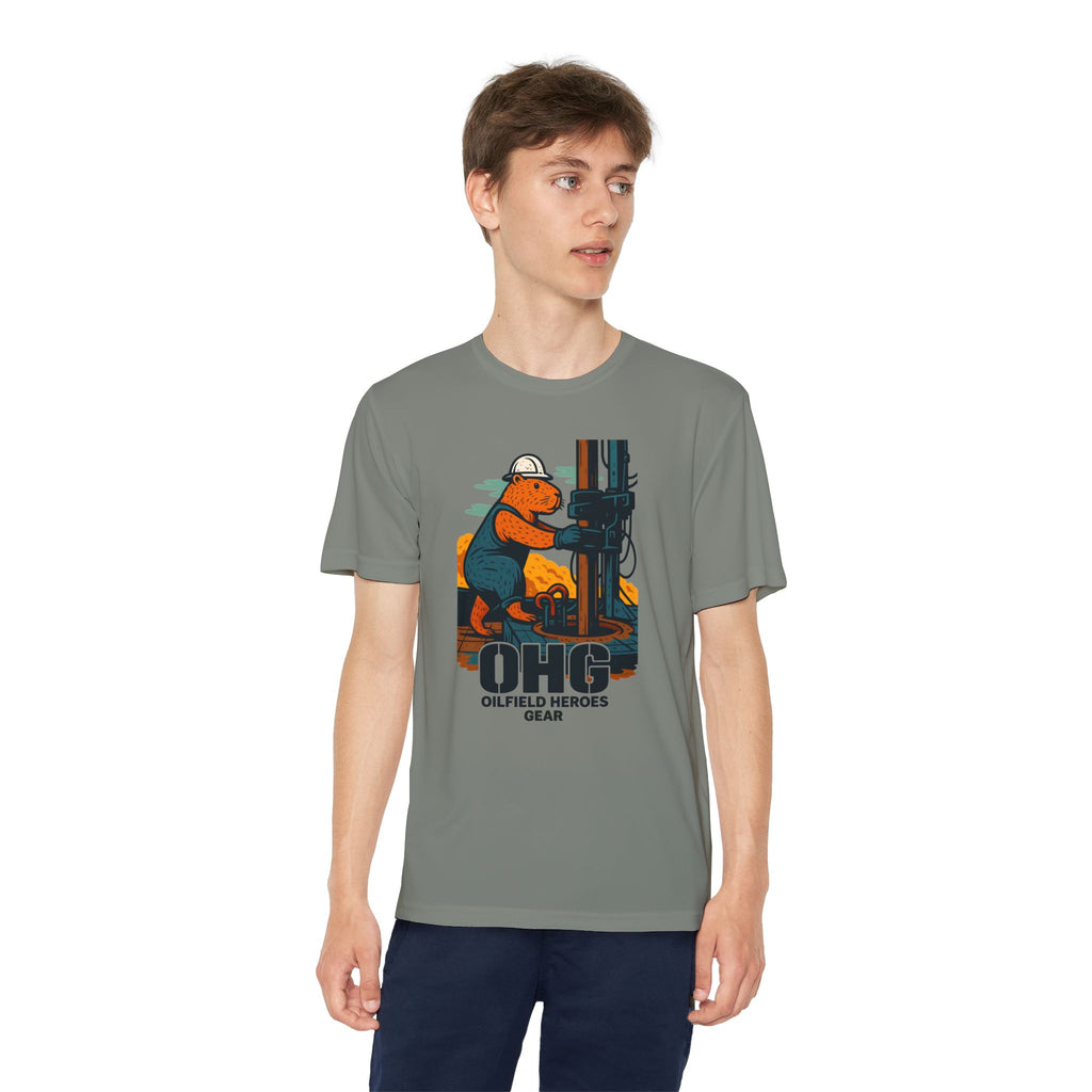 Youth Tee – 'OHG Oilfield Heroes' Drilling Crew Graphic Shirt