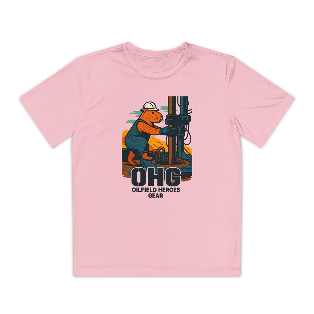 Youth Tee – 'OHG Oilfield Heroes' Drilling Crew Graphic Shirt