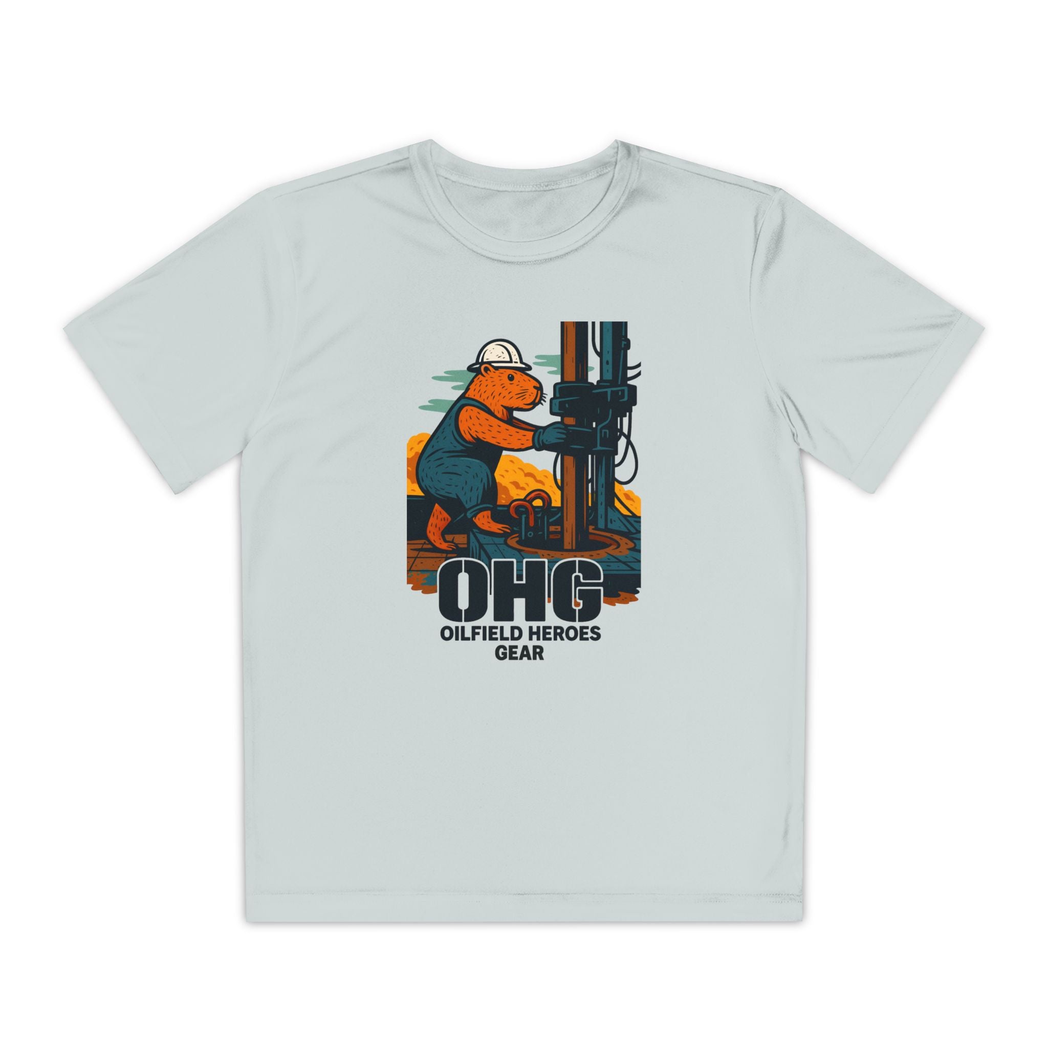 Youth Tee – 'OHG Oilfield Heroes' Drilling Crew Graphic Shirt