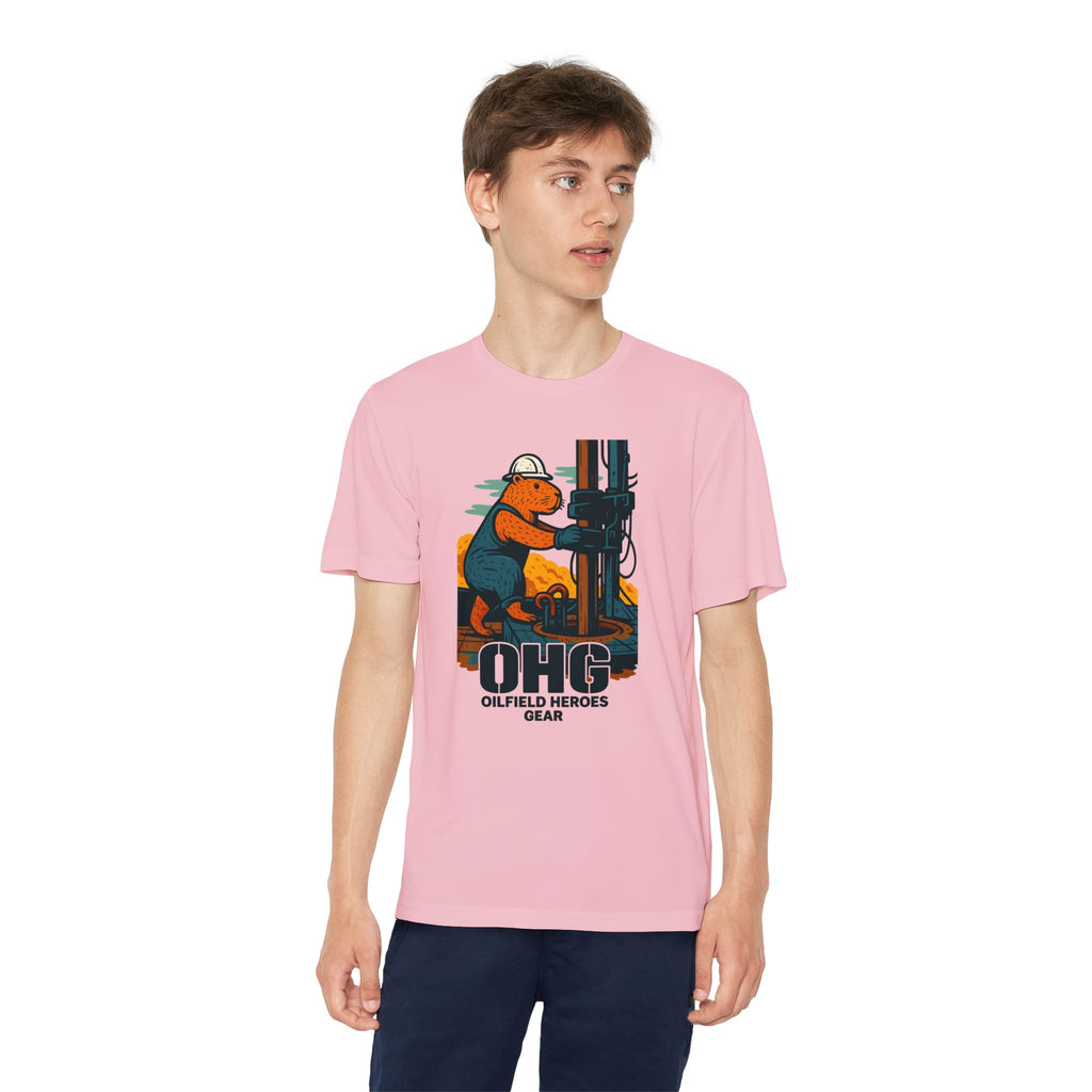 Youth Tee – 'OHG Oilfield Heroes' Drilling Crew Graphic Shirt