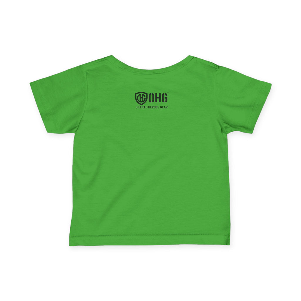 Infant Tee — "Smart Like My Dad, Tough Like the Desert" Cute Cactus Fox Baby Shirt