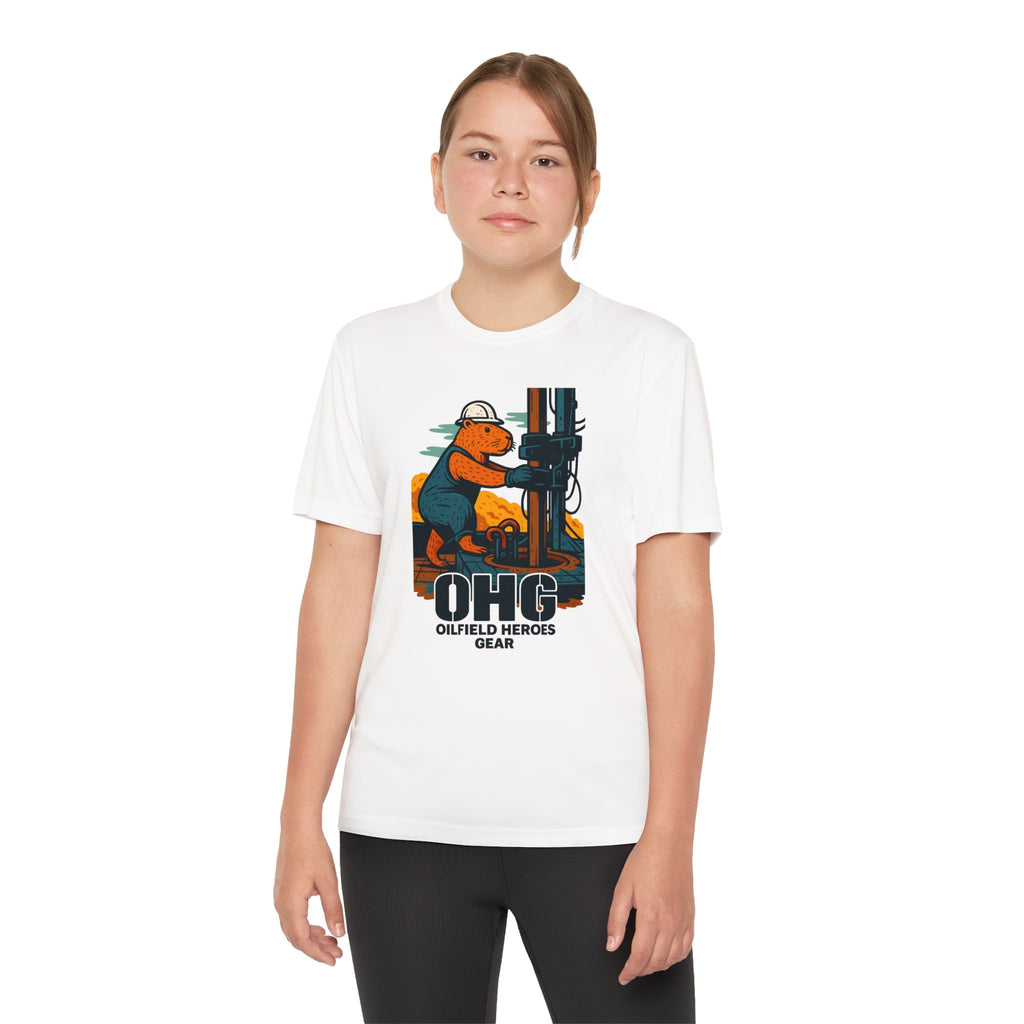 Youth Tee – 'OHG Oilfield Heroes' Drilling Crew Graphic Shirt