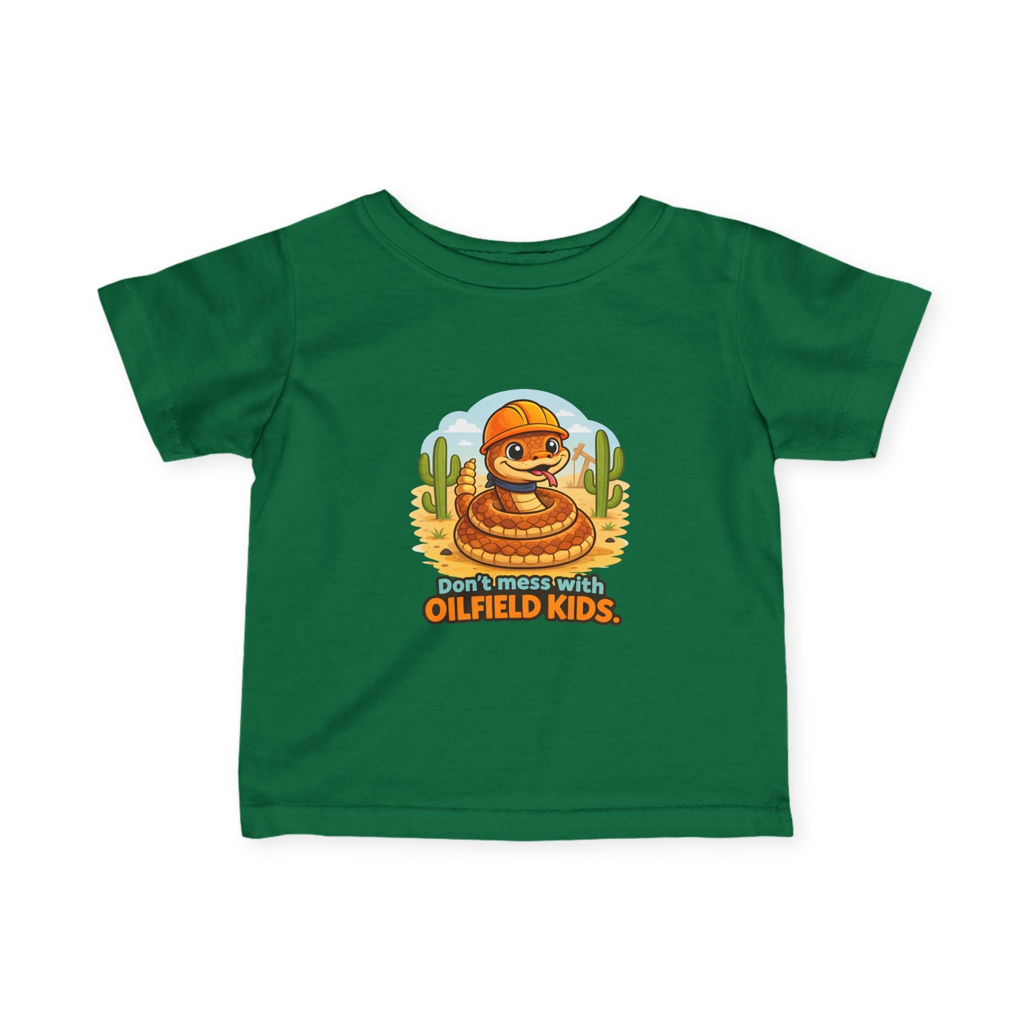 Infant Tee — "Don't mess with Oilfield Kids