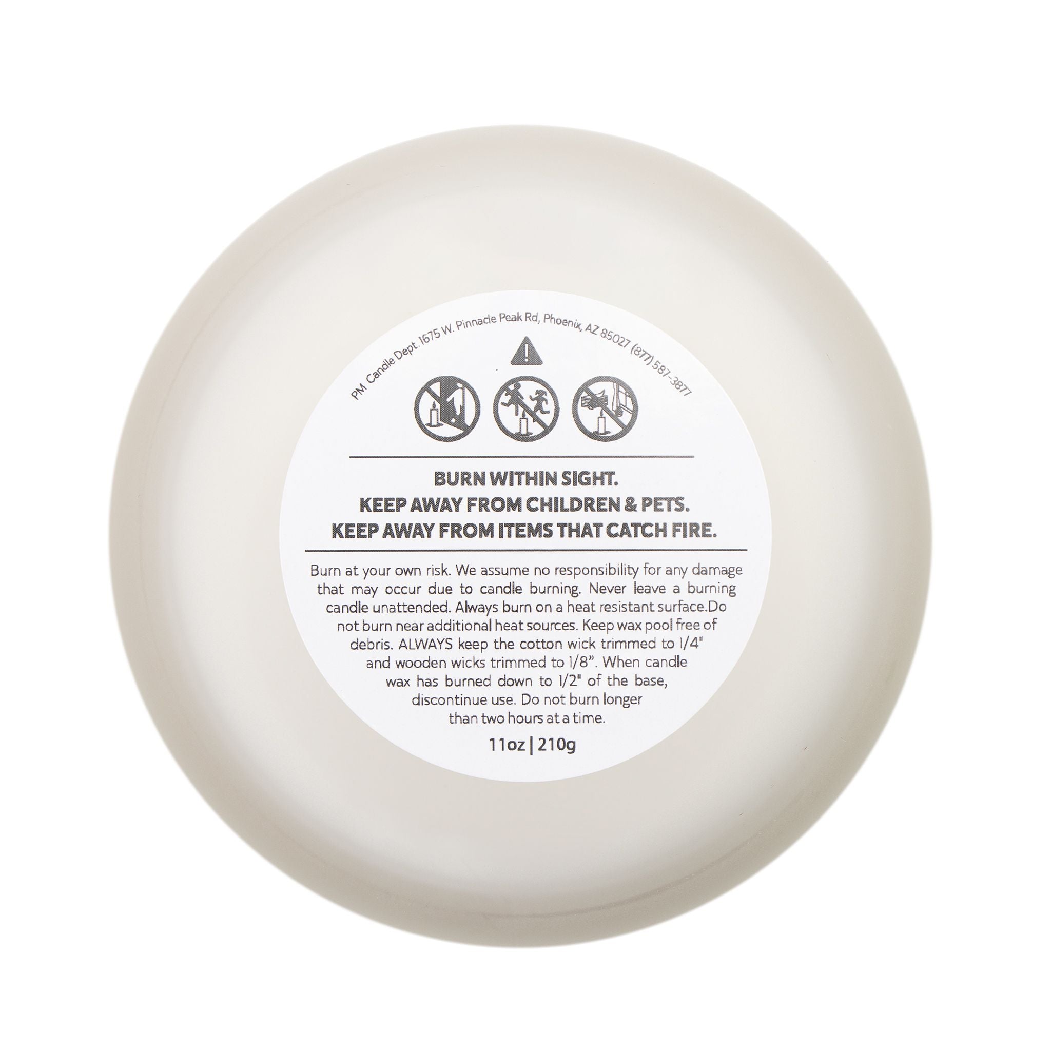 OHG Oilfield Kid™ – Home Light Candle (Frosted Glass 11oz)