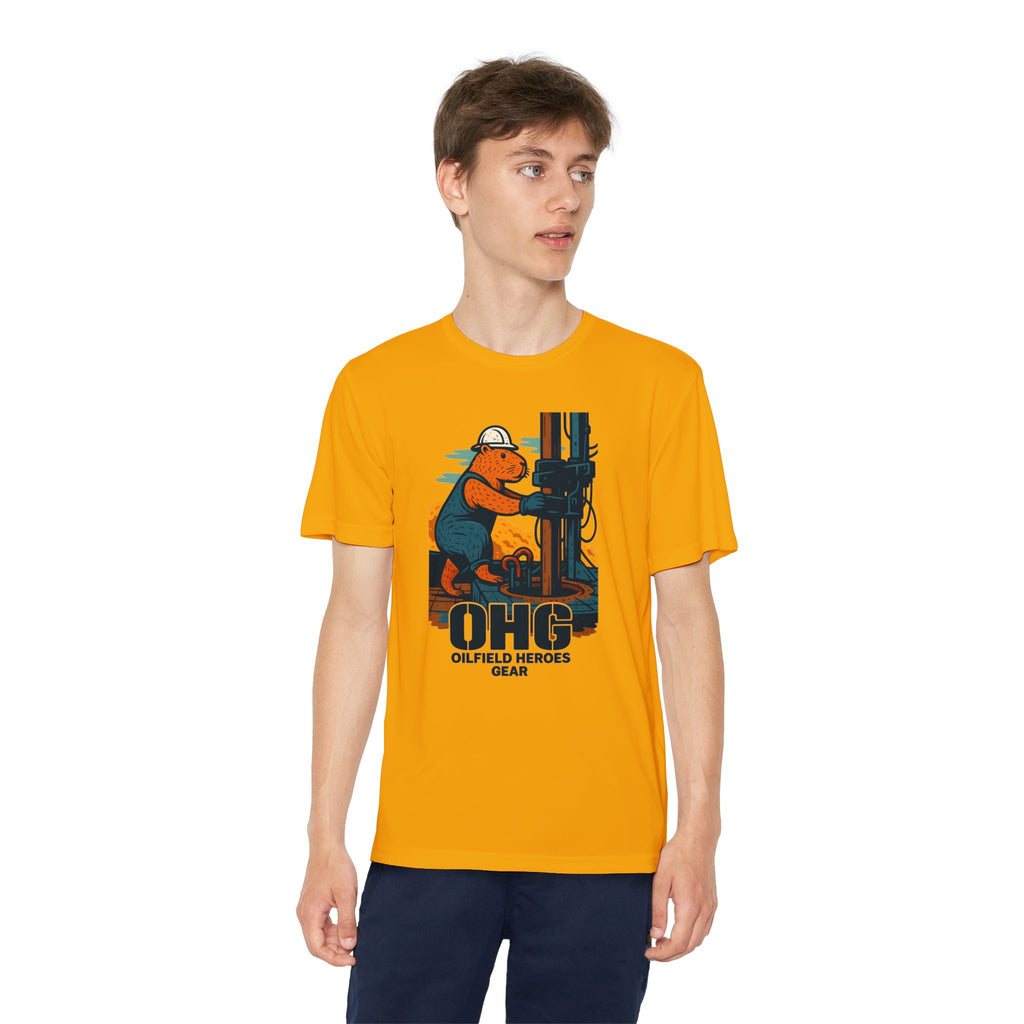 Youth Tee – 'OHG Oilfield Heroes' Drilling Crew Graphic Shirt