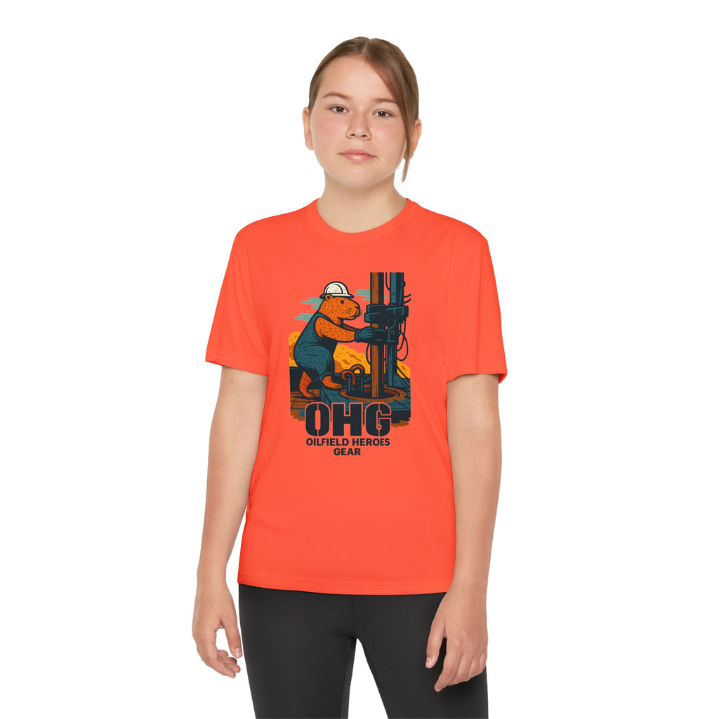 Youth Tee – 'OHG Oilfield Heroes' Drilling Crew Graphic Shirt