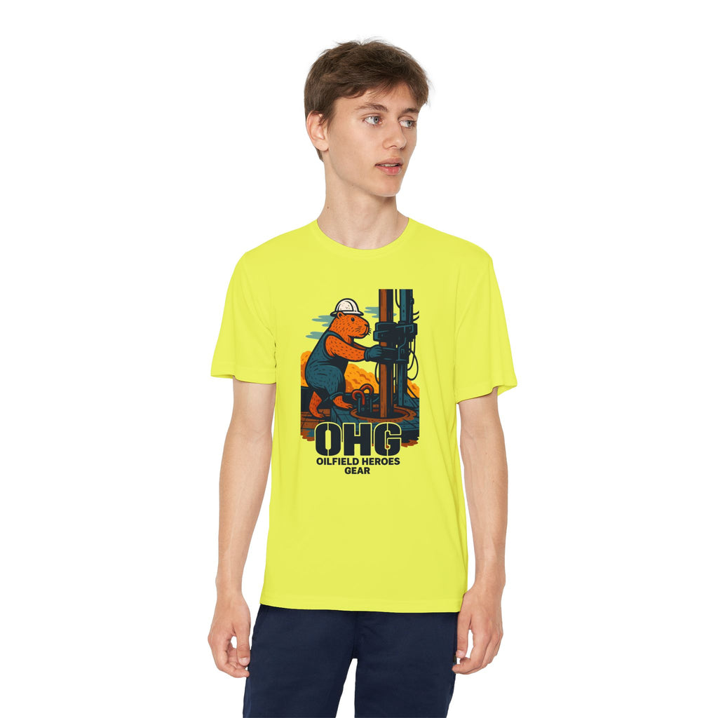 Youth Tee – 'OHG Oilfield Heroes' Drilling Crew Graphic Shirt