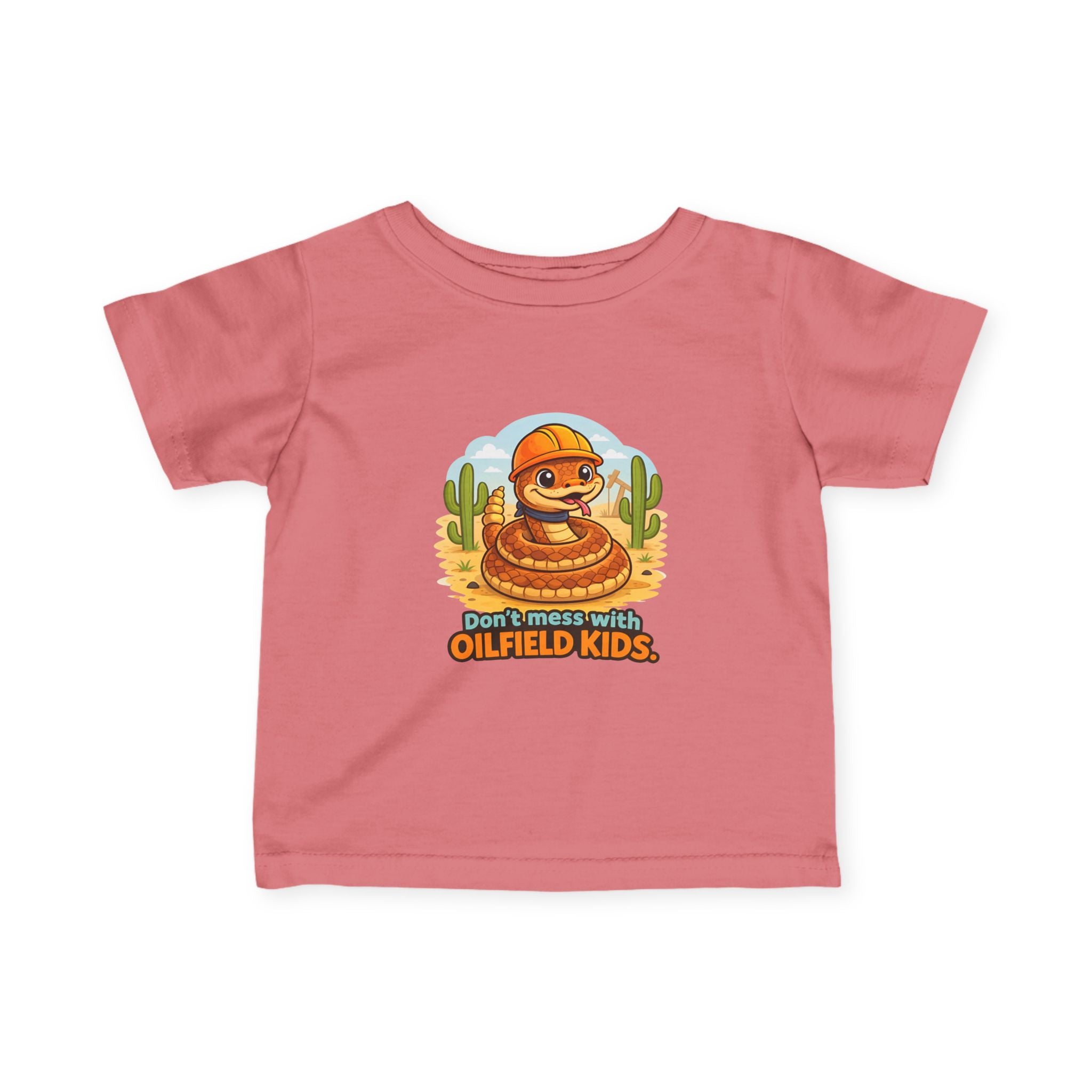Infant Tee — "Don't mess with Oilfield Kids