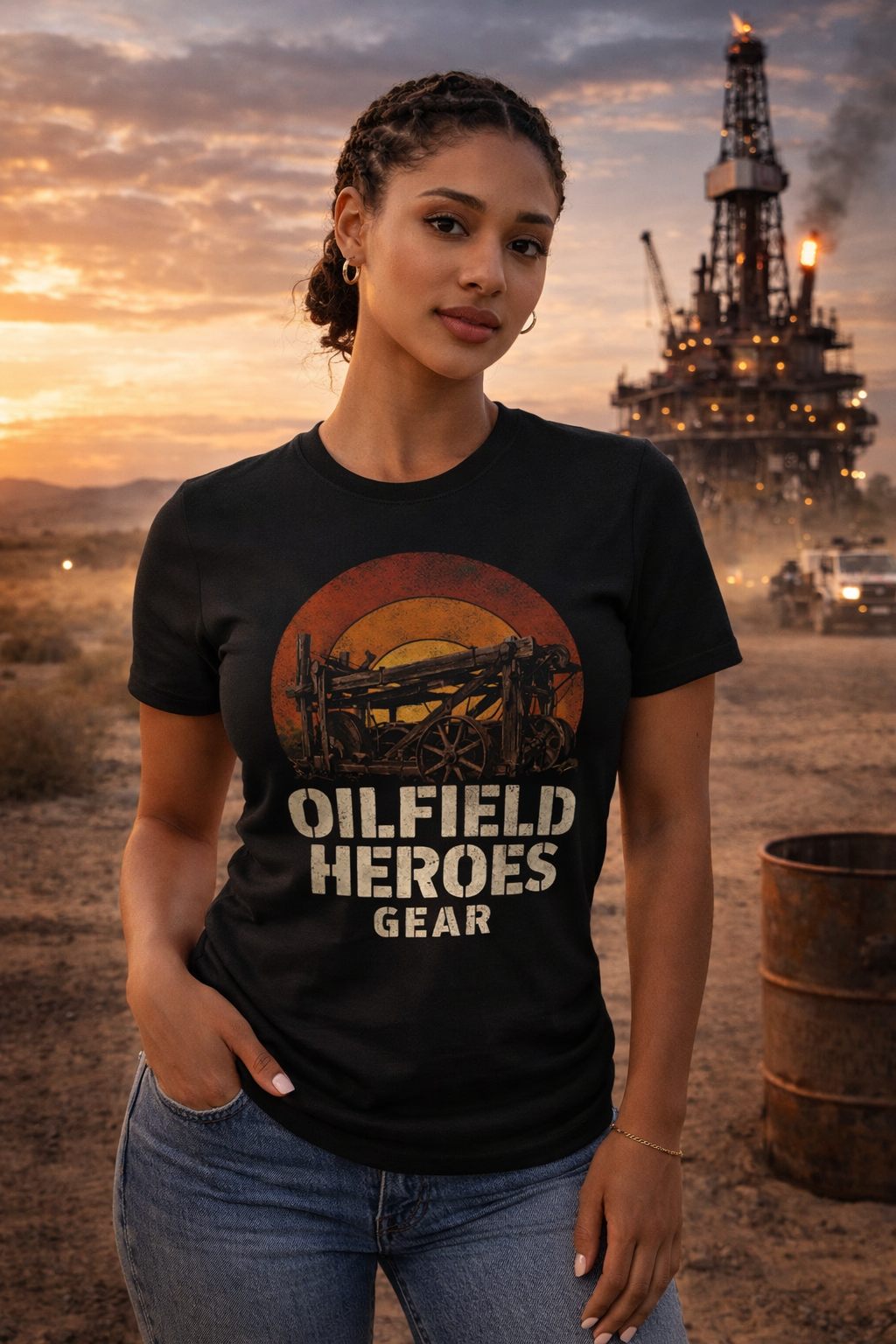 OHG Wooden Derrick Tee – Vintage Editions™