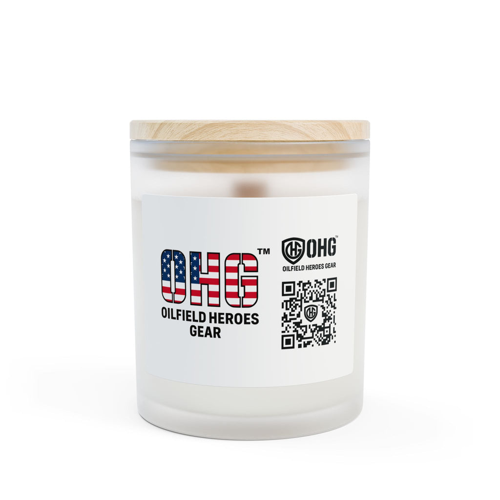 OHG Stars & Stripes™ – Home Light Candle (Frosted Glass 11oz)