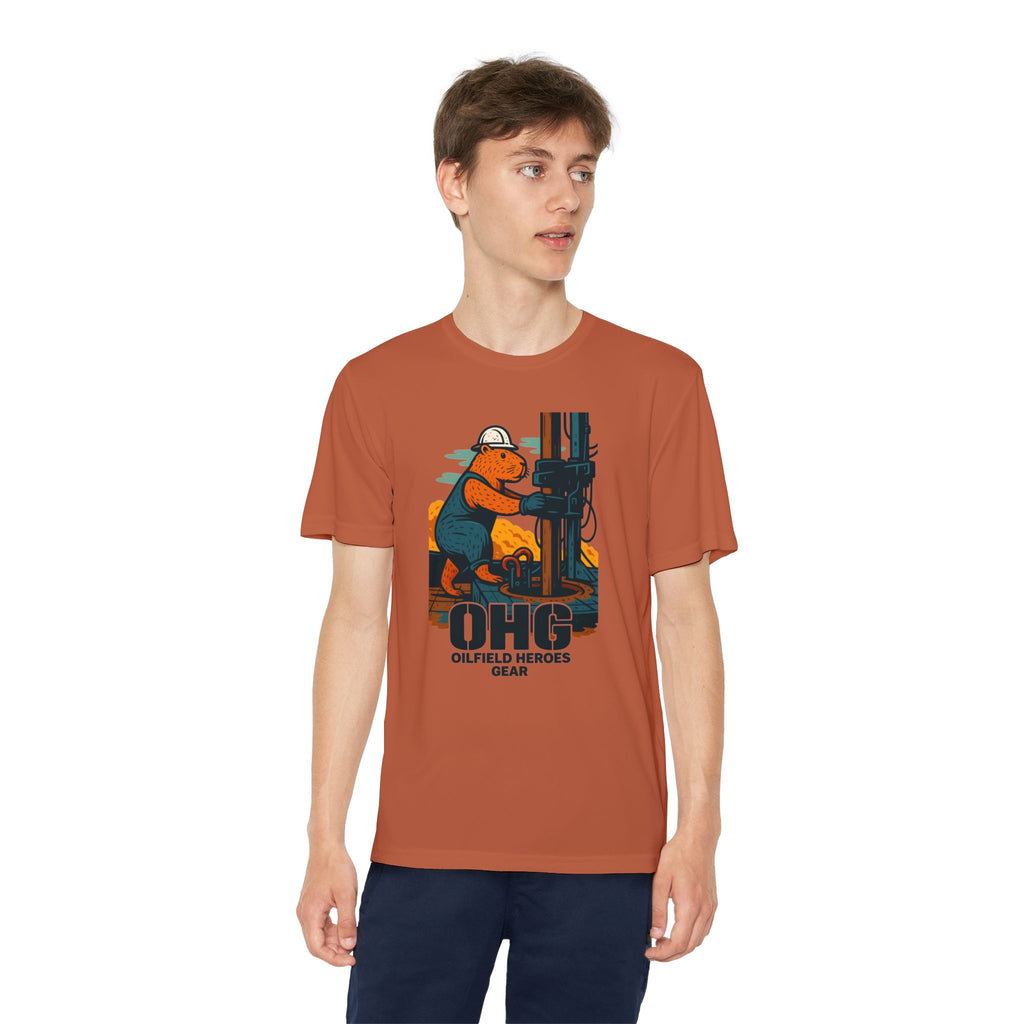 Youth Tee – 'OHG Oilfield Heroes' Drilling Crew Graphic Shirt