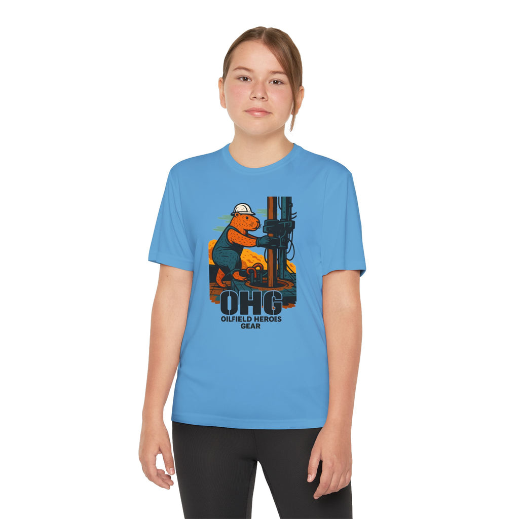 Youth Tee – 'OHG Oilfield Heroes' Drilling Crew Graphic Shirt