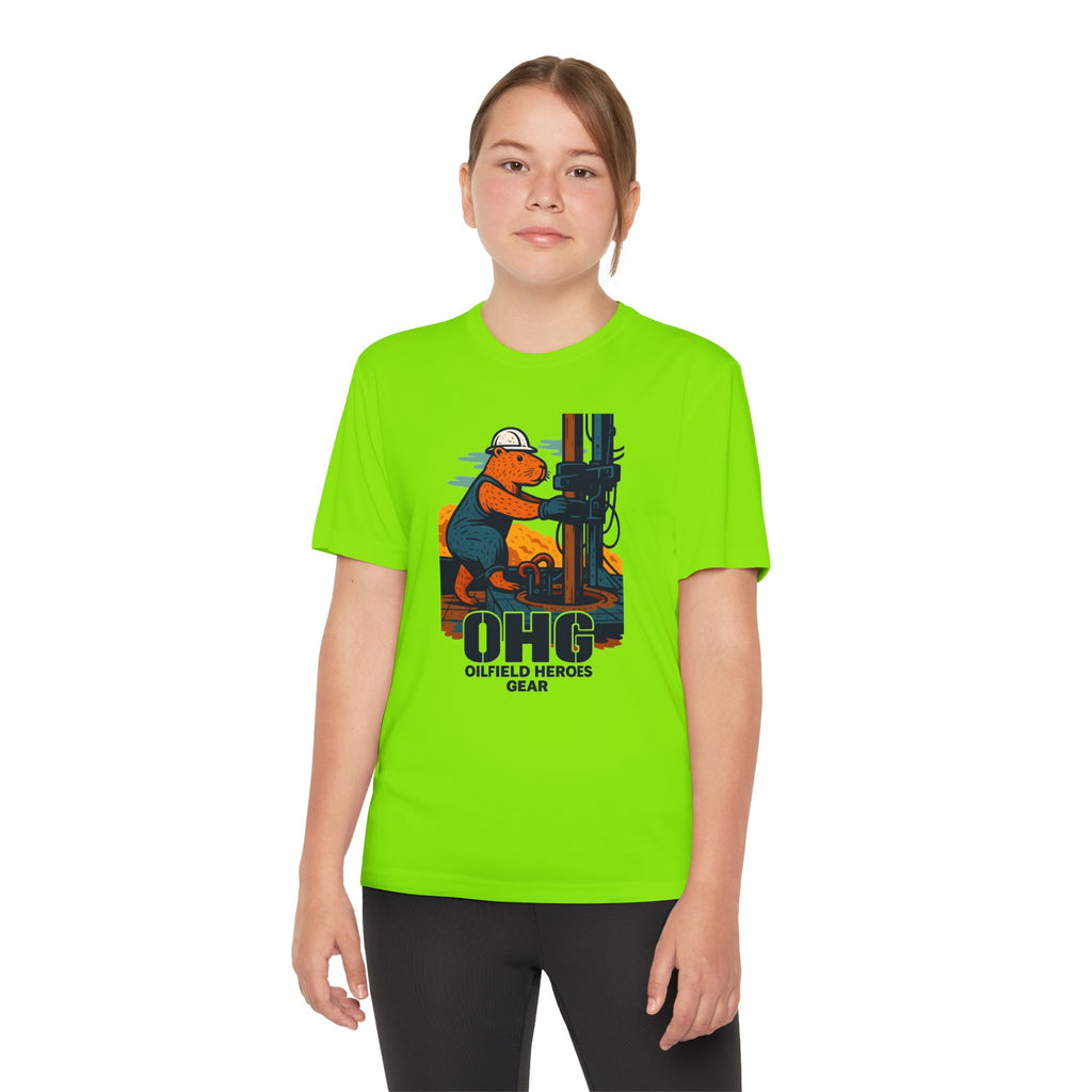 Youth Tee – 'OHG Oilfield Heroes' Drilling Crew Graphic Shirt