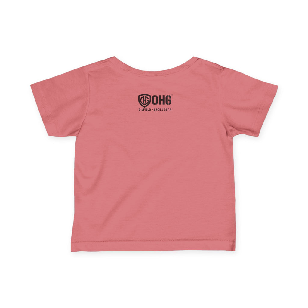 Infant Tee — "Smart Like My Dad, Tough Like the Desert" Cute Cactus Fox Baby Shirt