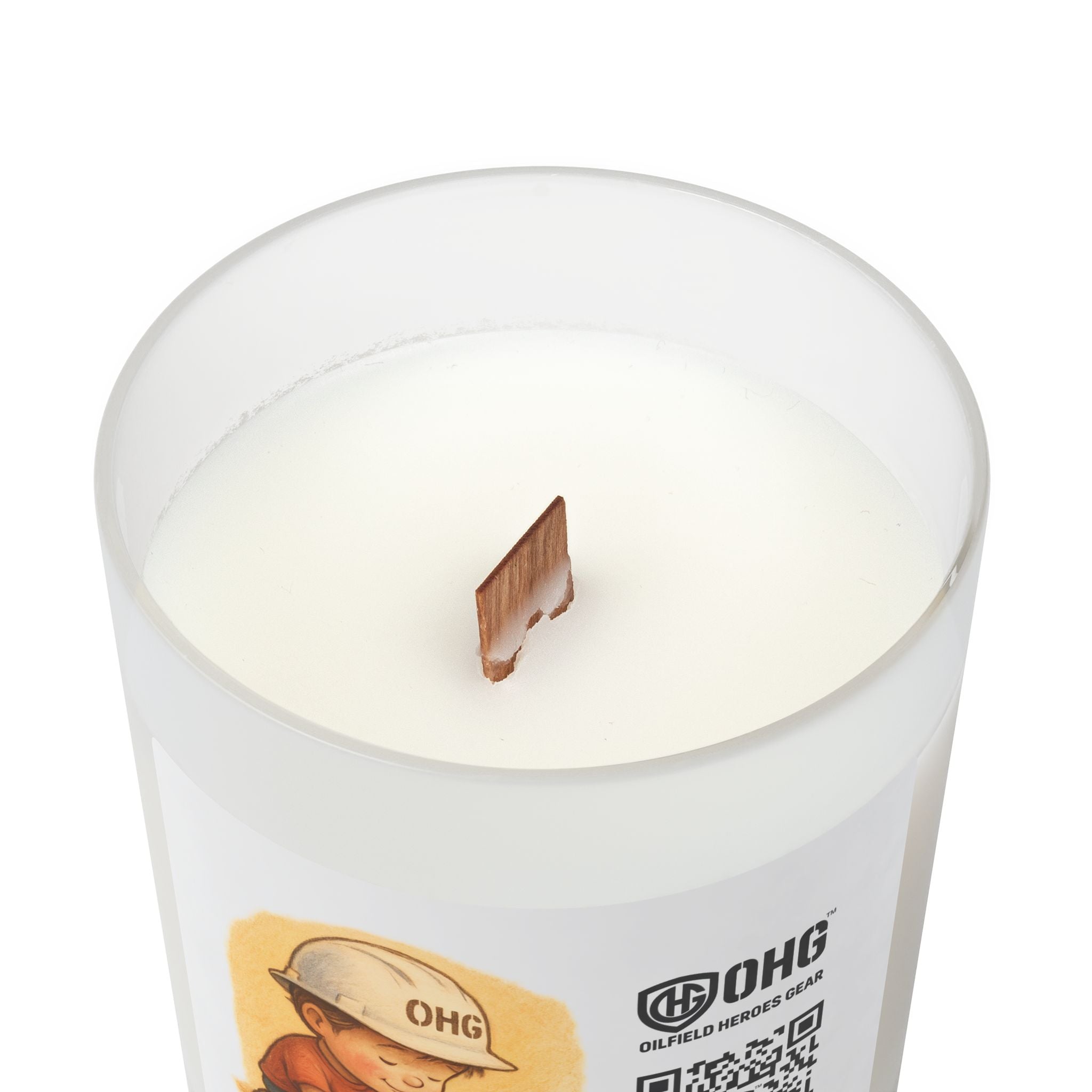 OHG Oilfield Kid™ – Home Light Candle (Frosted Glass 11oz)