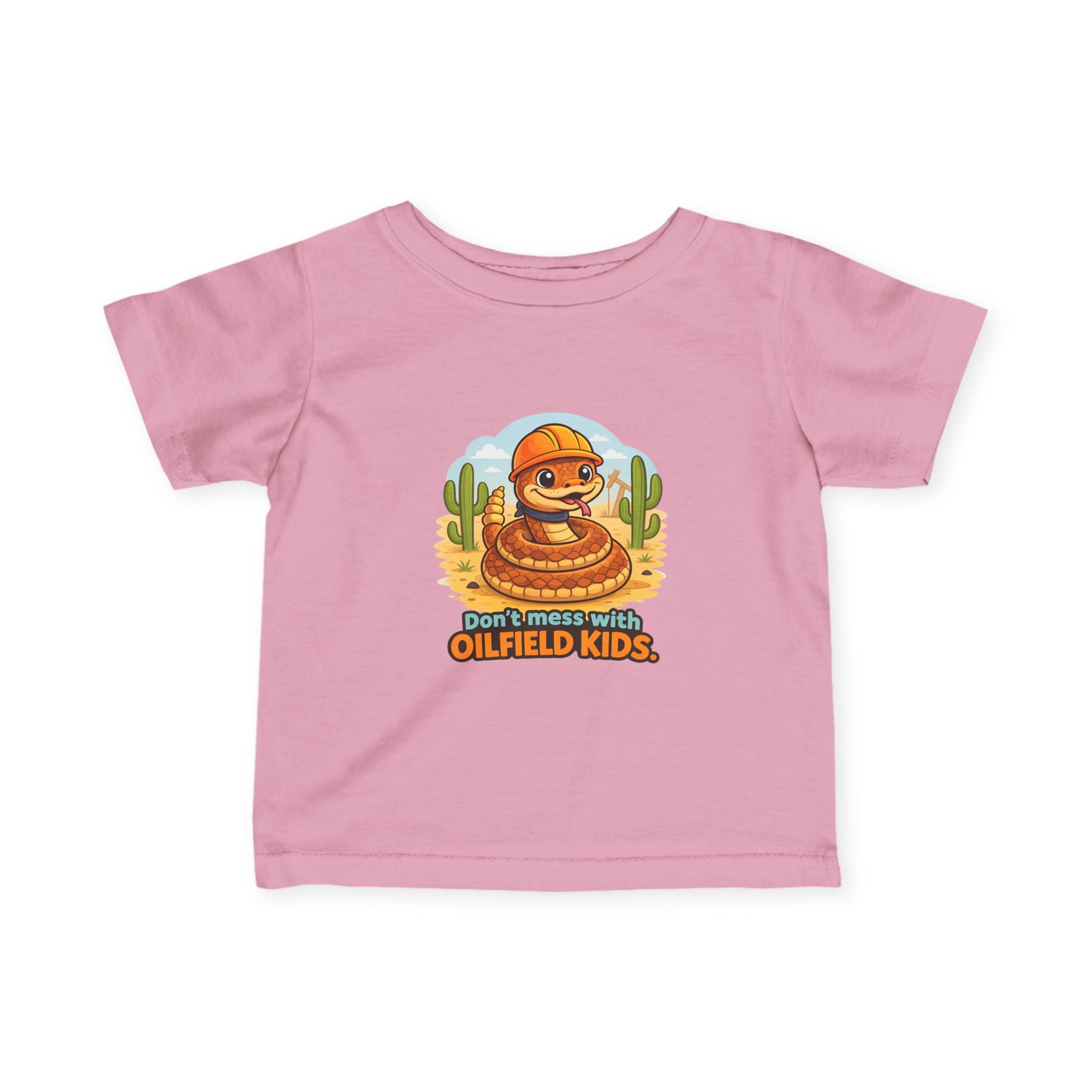 Infant Tee — "Don't mess with Oilfield Kids