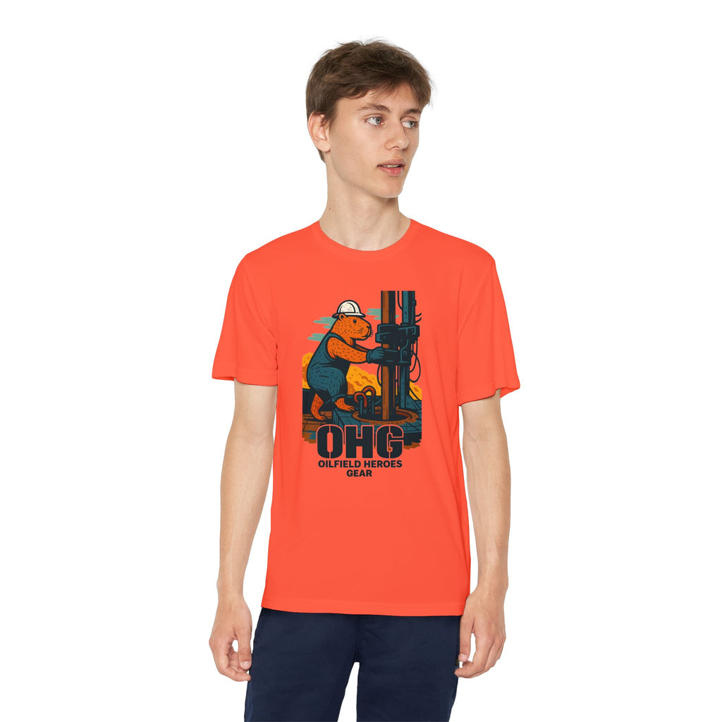 Youth Tee – 'OHG Oilfield Heroes' Drilling Crew Graphic Shirt