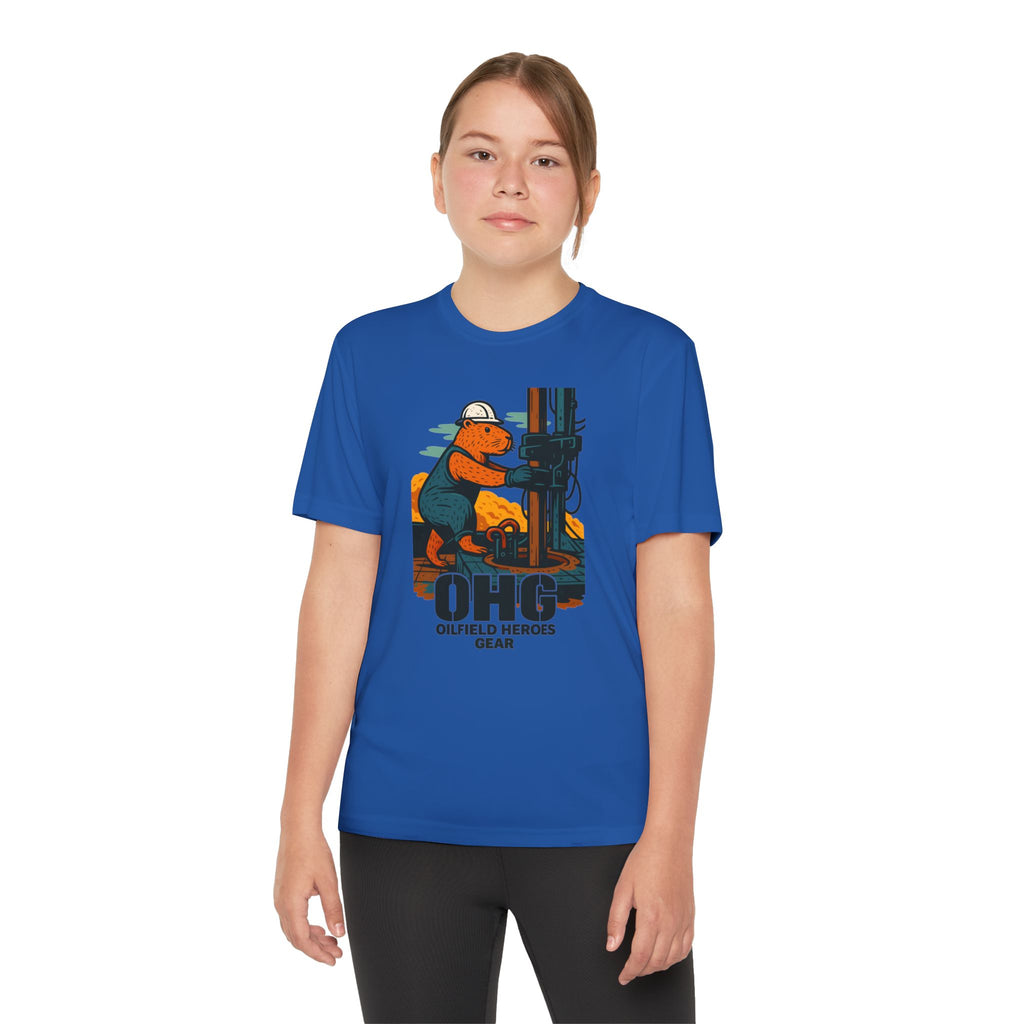 Youth Tee – 'OHG Oilfield Heroes' Drilling Crew Graphic Shirt