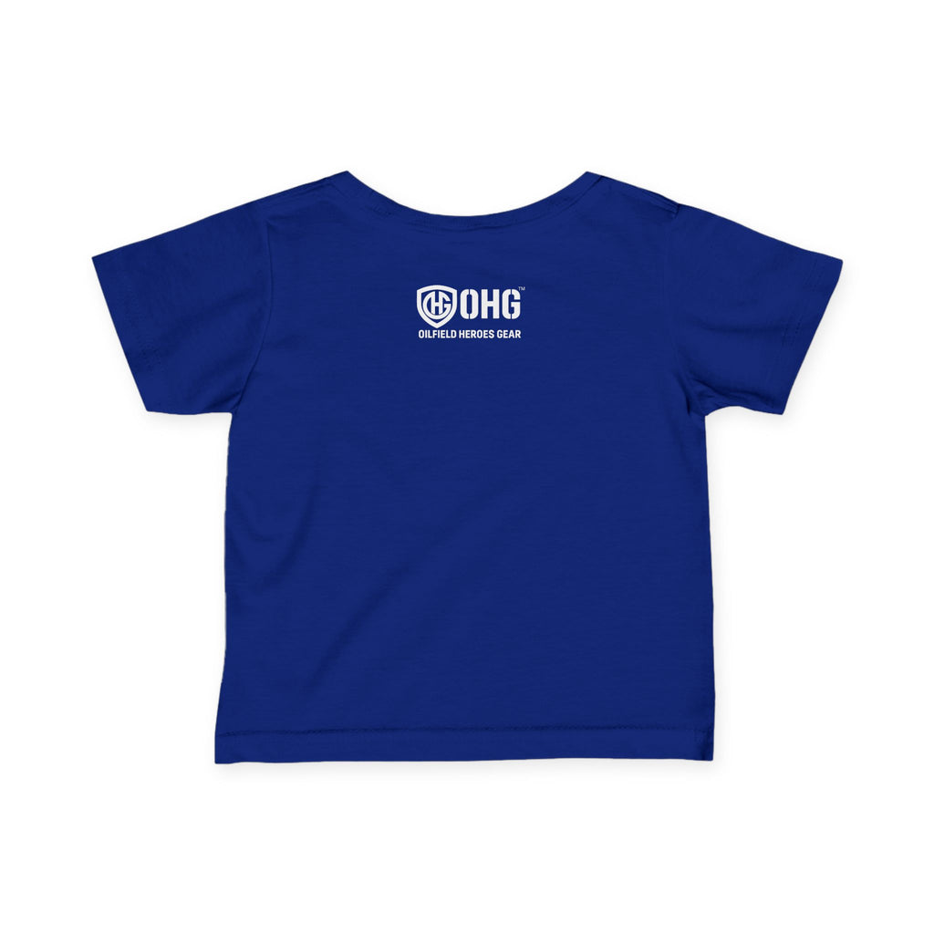 Infant Tee — "Smart Like My Dad, Tough Like the Desert" Cute Cactus Fox Baby Shirt