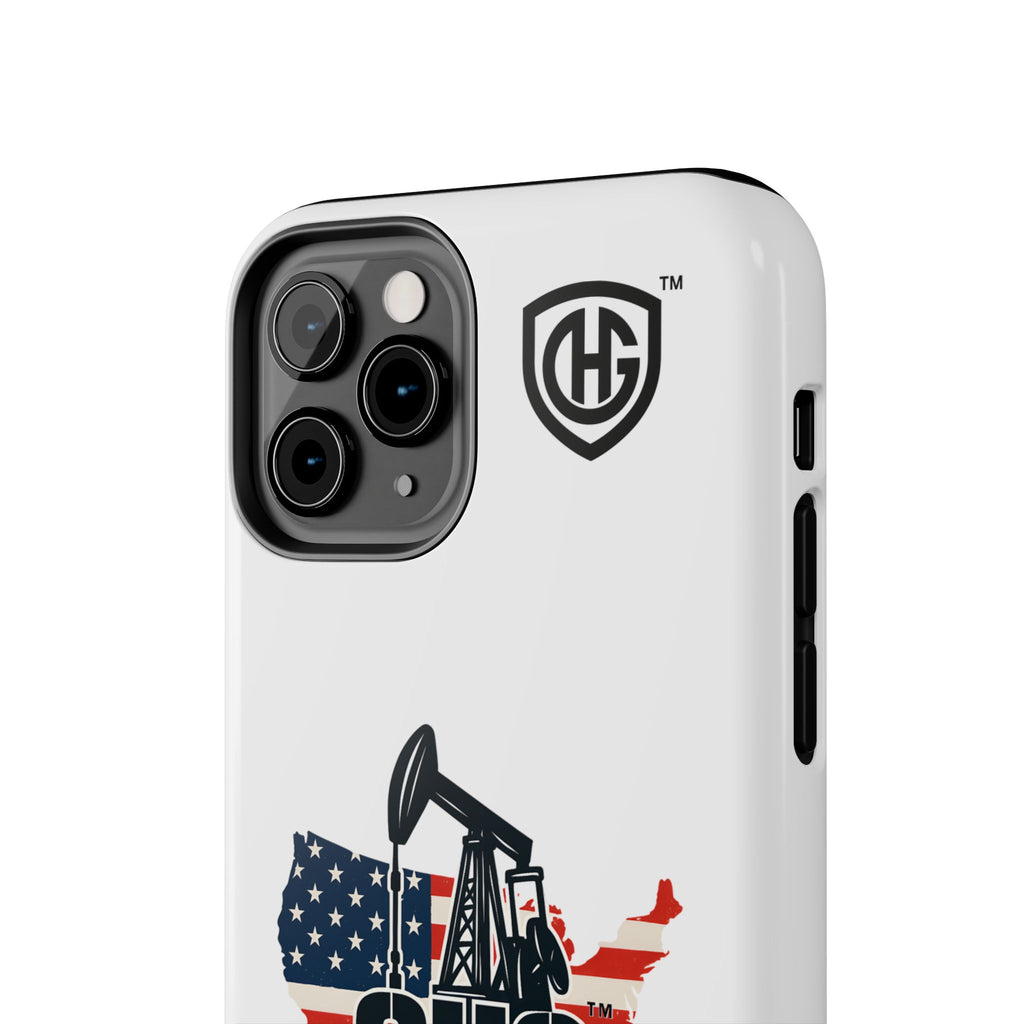 Tough Phone Case — Oilfield Heroes Gear (OHG) USA Flag Pumpjack Design