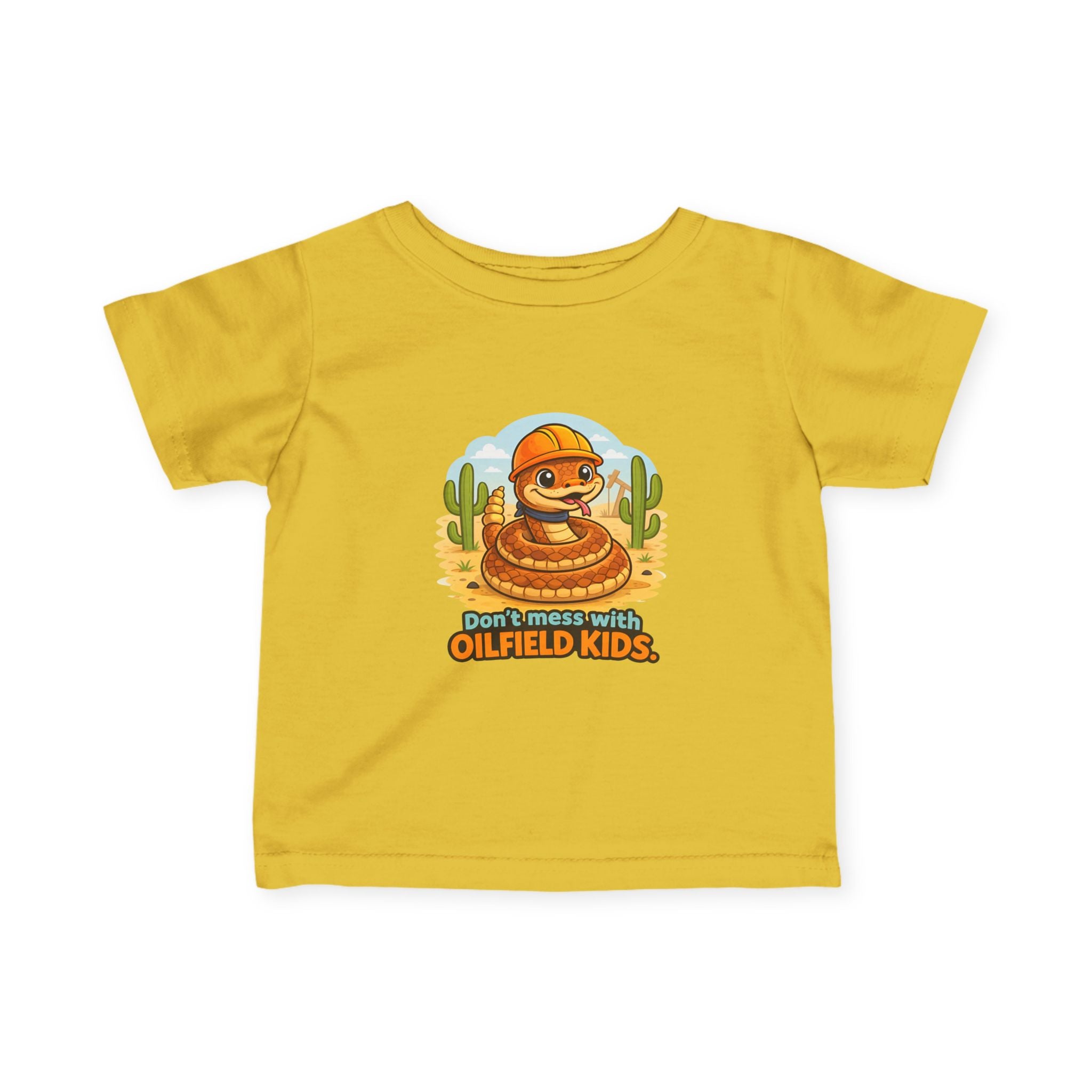 Infant Tee — "Don't mess with Oilfield Kids