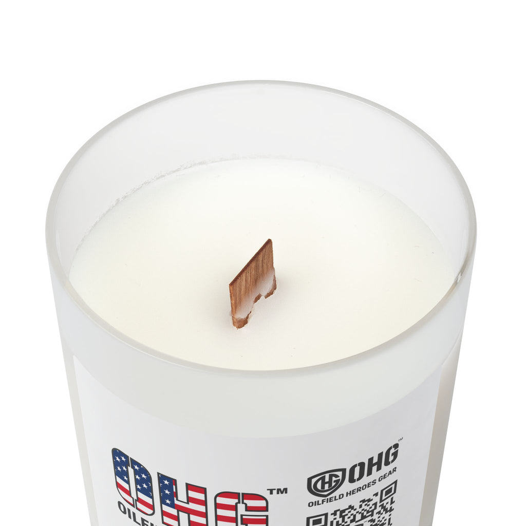 OHG Stars & Stripes™ – Home Light Candle (Frosted Glass 11oz)
