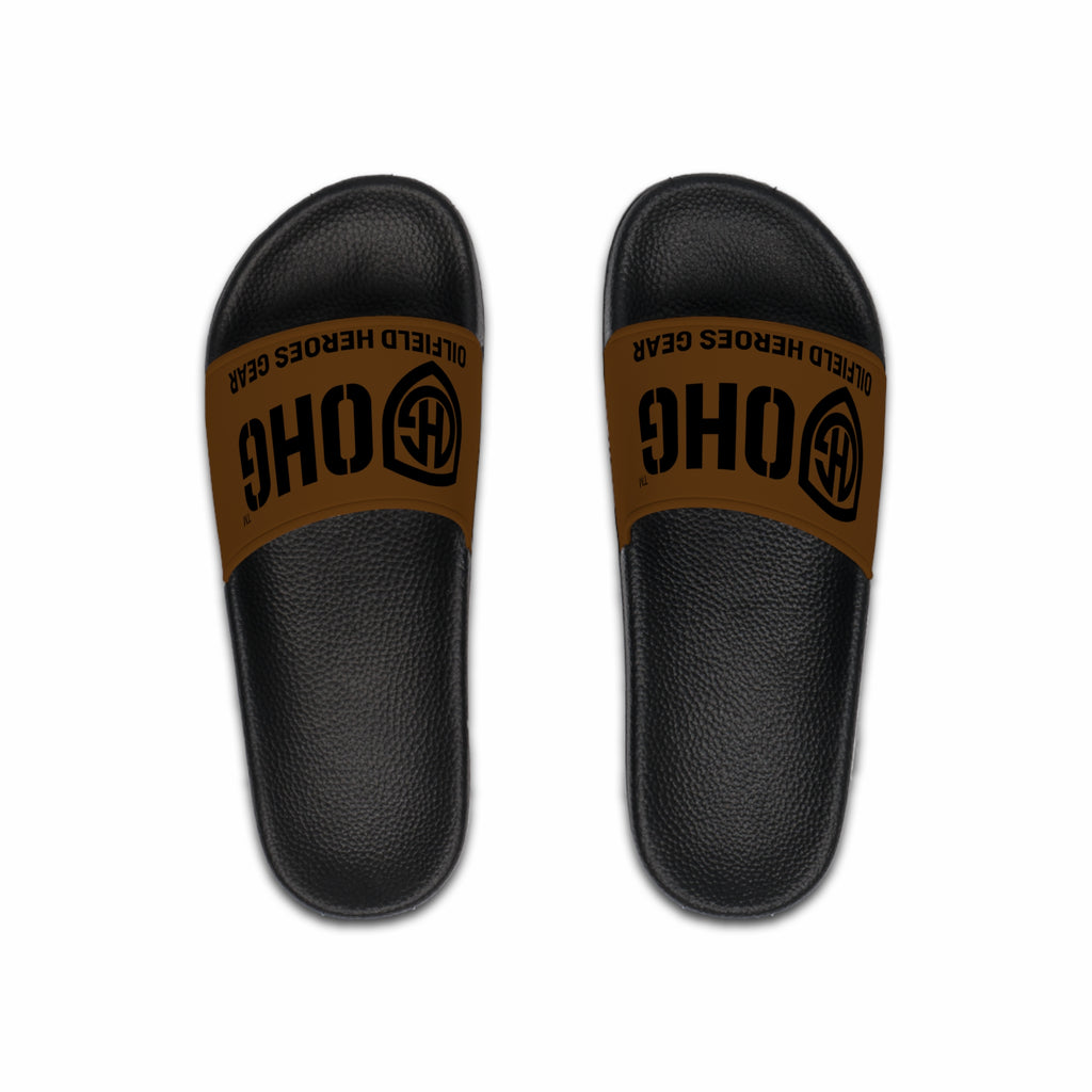 OHG Patch Utility™ Slide Sandals – Field Brown Edition